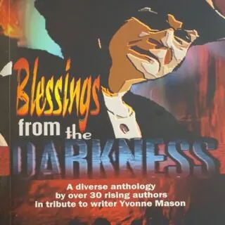 Book cover for Blessings From The Darkness, a horror and fantasy anthology compiled by Kelly J. Koch featuring over 30 authors, including Sheri Ann Richerson.
