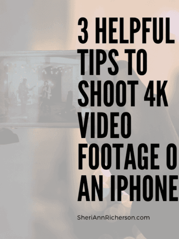 Someone holding a phone taking video.