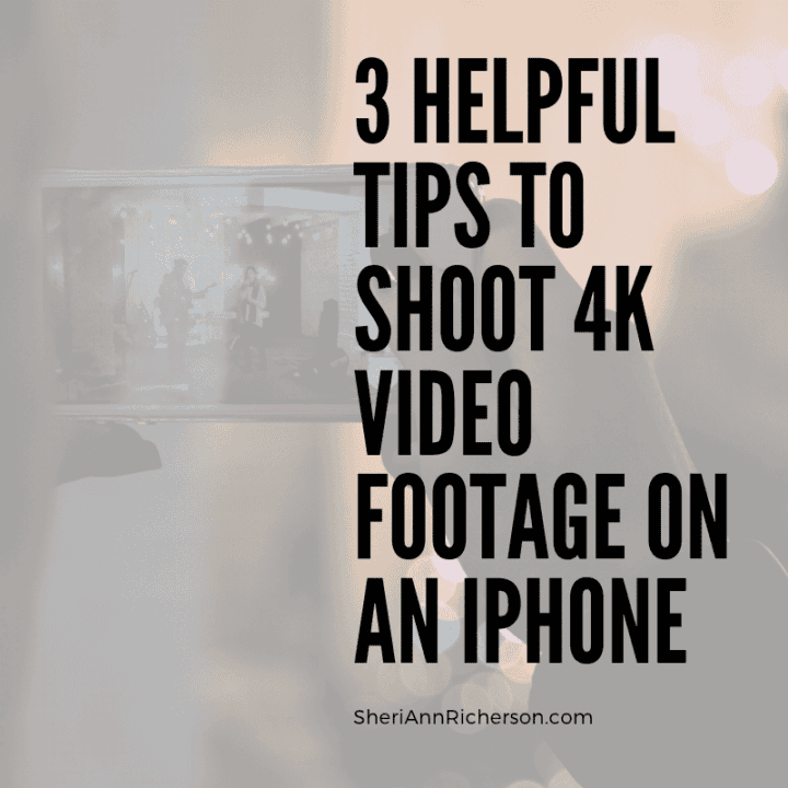 Someone holding a phone taking video.