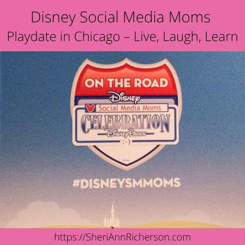 Disney Social Media Moms On-the-Road Celebration logo featured at the Chicago Playdate event.