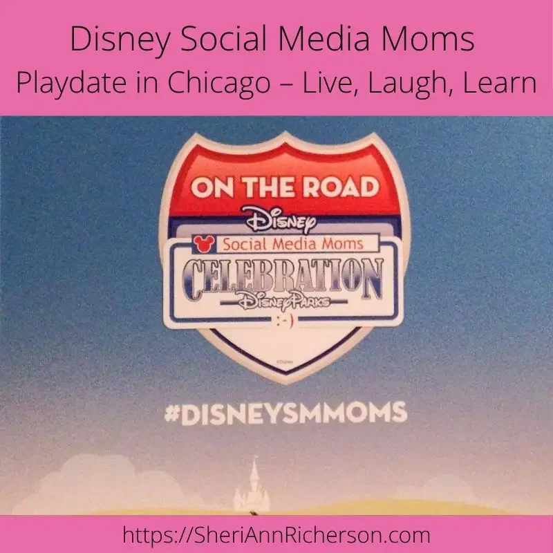 Disney Social Media Moms On-the-Road Celebration logo featured at the Chicago Playdate event.