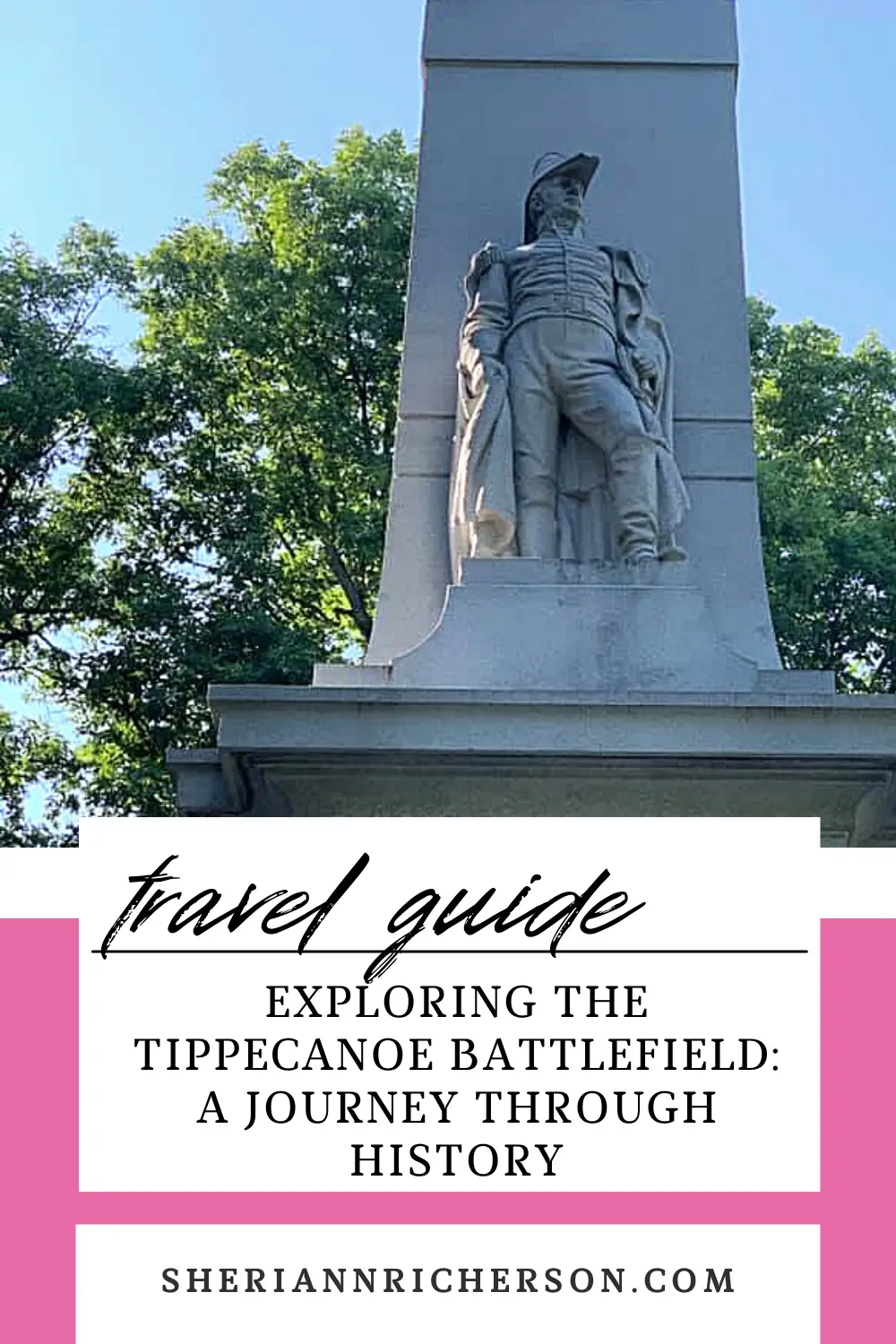 Memorial at the Tippecanoe Battle site.