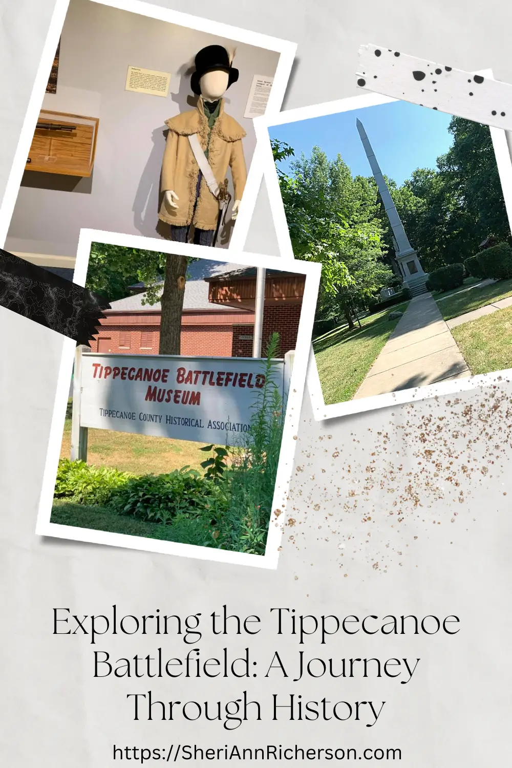 Images from the Museum at the Tippecanoe Battle site.